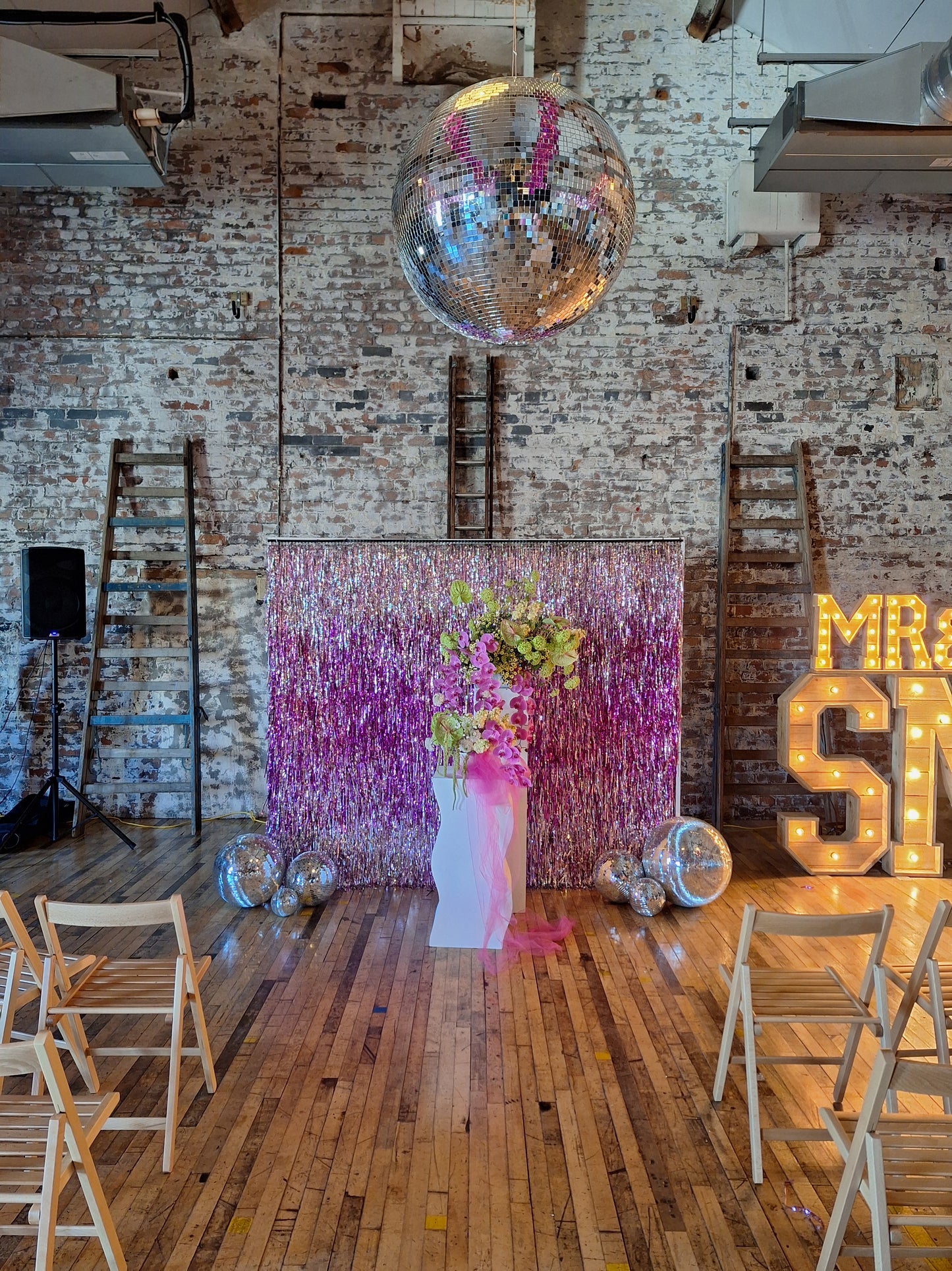 Tinsel Backdrop