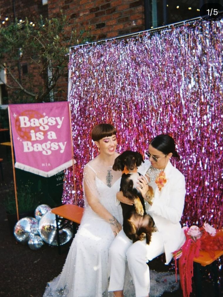 Tinsel Backdrop