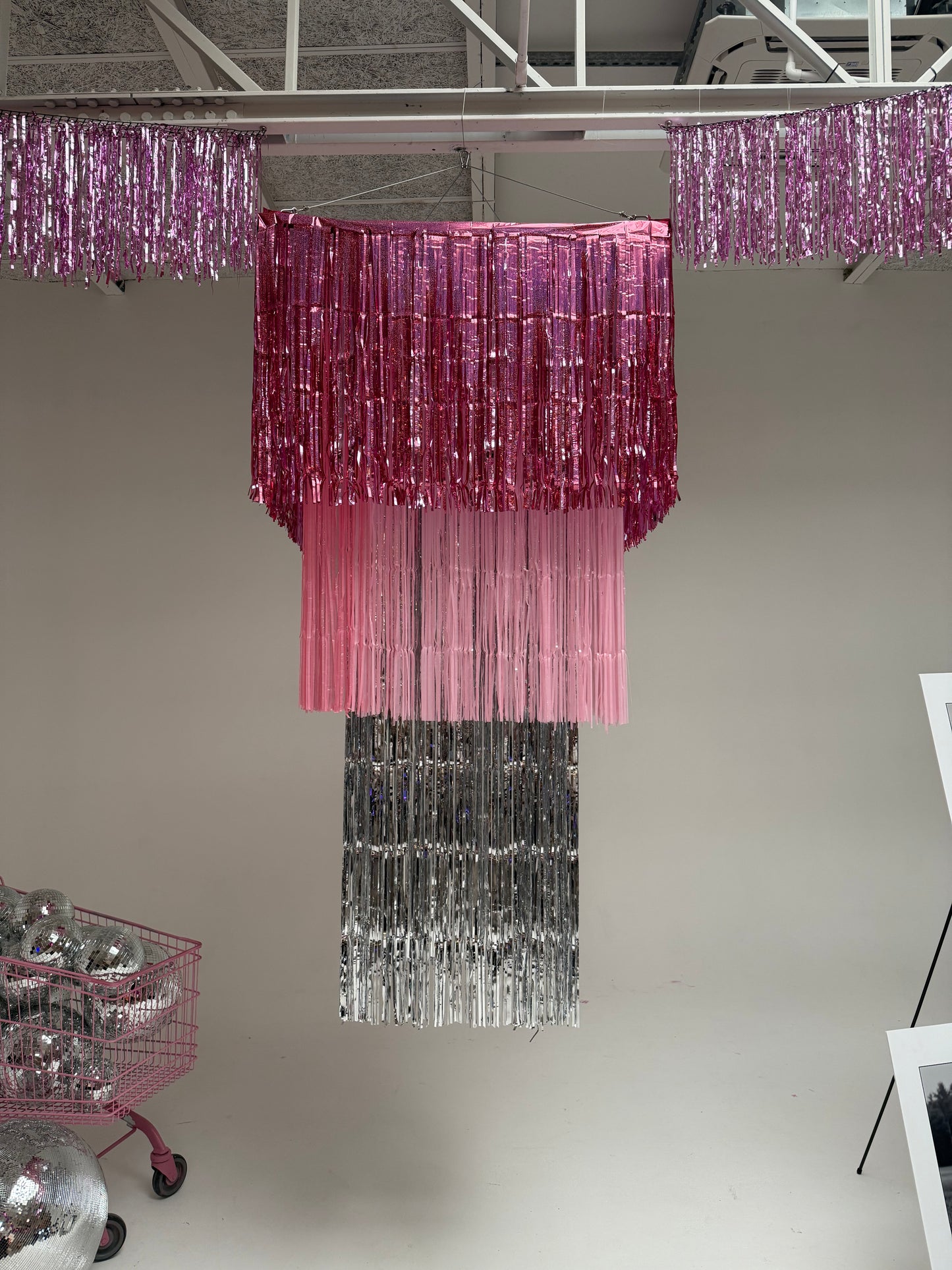 Tinsel Chandelier