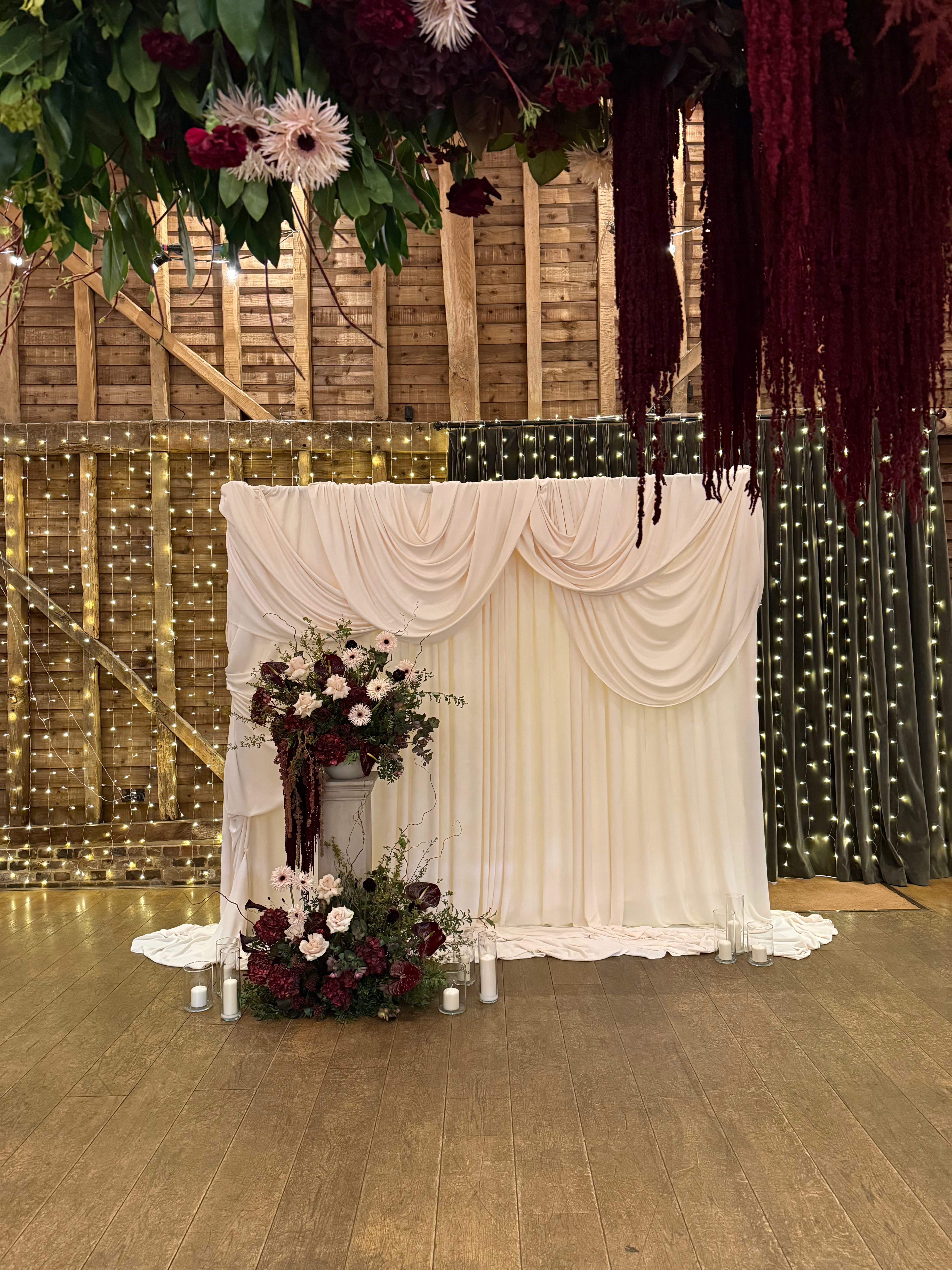 Draped Backdrop