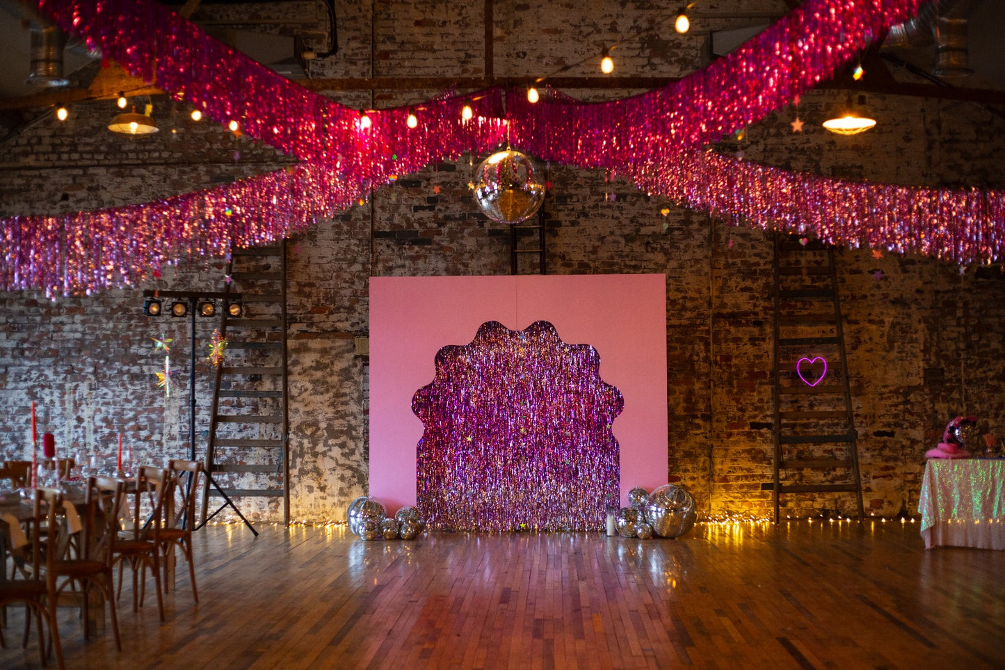 Tinsel Backdrop
